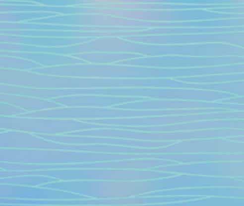 Grande immagine parallela n.5, anteprima dell'opera. Il dipinto mostra delle lunghe linee ondulate orizzontali di colore azzurro-chiaro, che si incontrano tra loro su uno sfondo blu chiaro che sfuma su tonalità più scure e rosee.